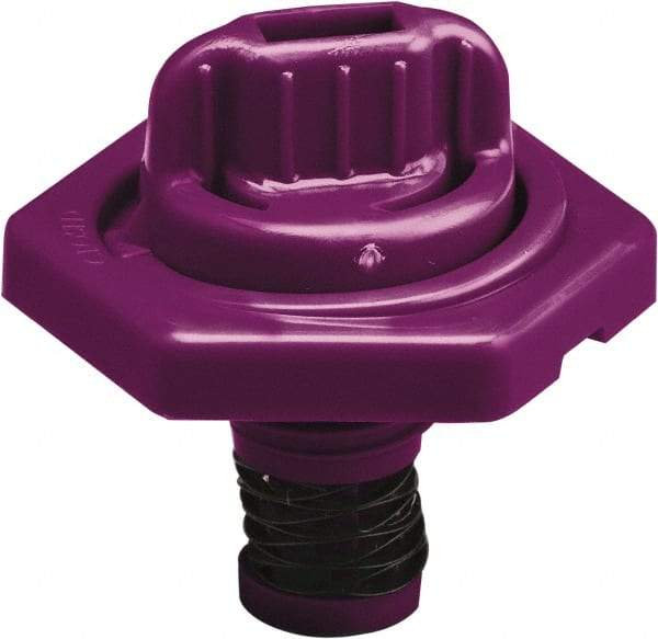 Trico - 4 Gal Capacity Polyethylene Oil Storage System - 7" Straight Spout, Purple - Apex Tool & Supply