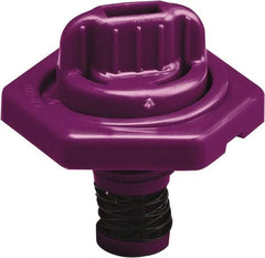 Trico - 4 Gal Capacity Polyethylene Oil Storage System - 7" Straight Spout, Purple - Apex Tool & Supply