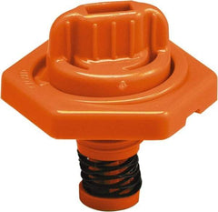 Trico - 4 Gal Capacity Polyethylene Oil Storage System - 7" Straight Spout, Orange - Apex Tool & Supply
