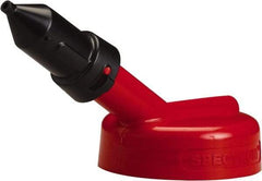 Trico - 4 Gal Capacity Polyethylene Oil Storage System - 1/4" Tip OD, 7" Straight Spout, Red - Apex Tool & Supply