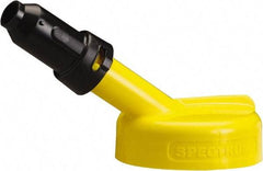 Trico - 4 Gal Capacity Polyethylene Oil Storage System - 1" Tip OD, 7" Straight Spout, Yellow - Apex Tool & Supply