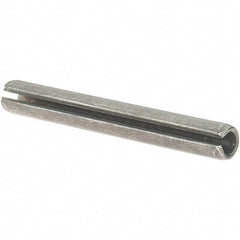 Value Collection - 7/32" Diam x 1-3/4" Long Slotted Spring Pin - Grade 1070-1090 Alloy Steel, Uncoated - Apex Tool & Supply