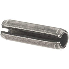 Value Collection - 7/32" Diam x 3/4" Long Slotted Spring Pin - Grade 1070-1090 Alloy Steel, Uncoated - Apex Tool & Supply