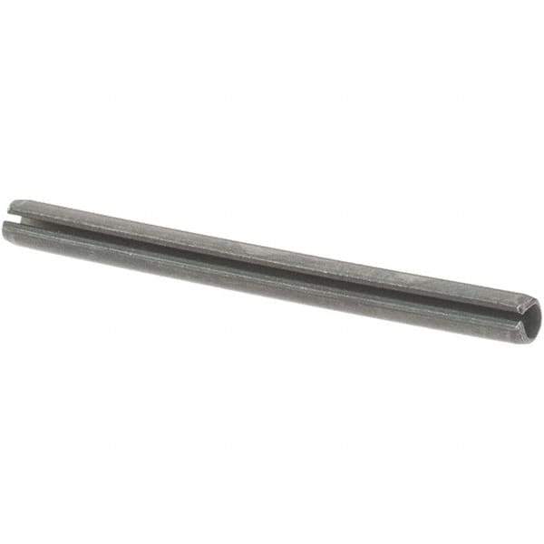 Value Collection - 5/64" Diam x 1" Long Slotted Spring Pin - Grade 1070-1090 Alloy Steel, Uncoated - Apex Tool & Supply