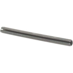 Value Collection - 5/64" Diam x 1" Long Slotted Spring Pin - Grade 1070-1090 Alloy Steel, Uncoated - Apex Tool & Supply