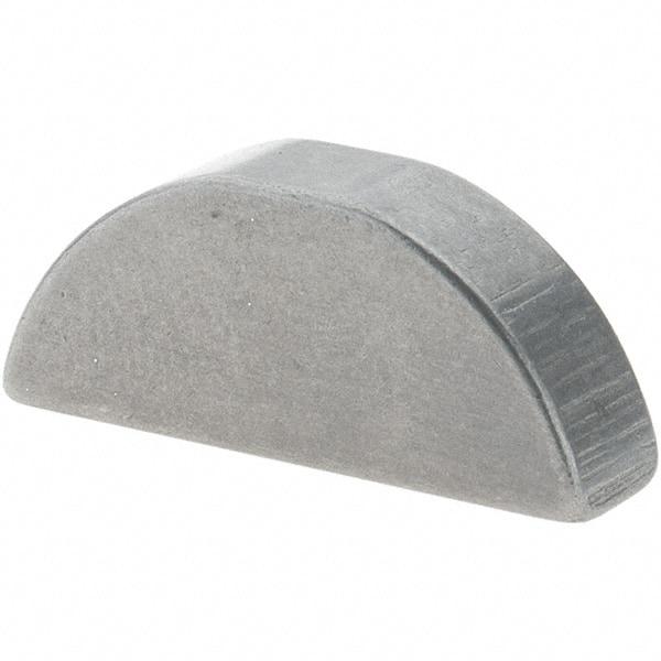 Value Collection - #707 Standard Woodruff Key - 7/8" Long x 7/32" Wide, Steel - Apex Tool & Supply