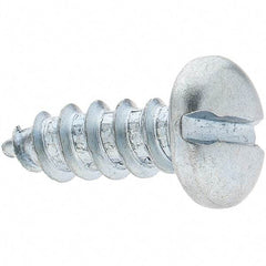 Value Collection - #14 Pan Head Slotted Sheet Metal Screw - Steel, 3/4" Length Under Head, Grade 2 - Apex Tool & Supply