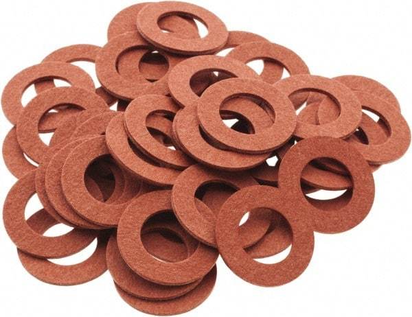 Value Collection - Vulcanized Fibre Standard Flat Washer - 0.312" ID x 9/16" OD, 0.031" Thick, Plain Finish - Apex Tool & Supply