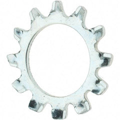 Value Collection - 5/8" Screw, Steel External Tooth Lock Washer - Zinc-Plated, Grade 2 - Apex Tool & Supply