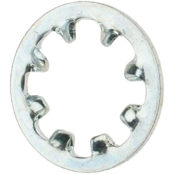 Value Collection - #12 Screw, Steel Internal Tooth Lock Washer - Zinc-Plated, Grade 2 - Apex Tool & Supply