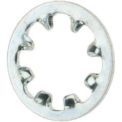 Value Collection - #12 Screw, Steel Internal Tooth Lock Washer - Zinc-Plated, Grade 2 - Apex Tool & Supply