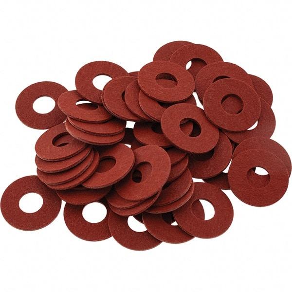 Value Collection - Vulcanized Fibre Standard Flat Washer - 0.218" ID x 0.562" OD, 0.031" Thick, Plain Finish - Apex Tool & Supply