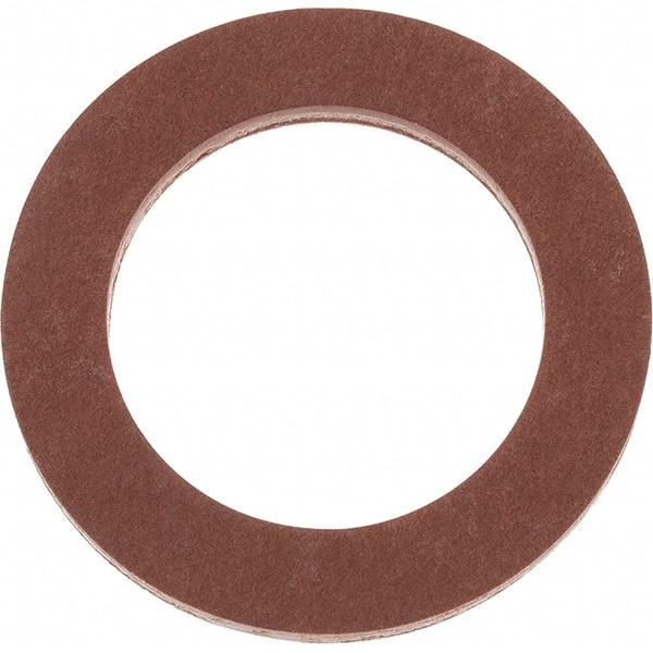 Value Collection - Vulcanized Fibre Standard Flat Washer - 7/8" ID x 1-5/16" OD, 0.093" Thick, Plain Finish - Apex Tool & Supply