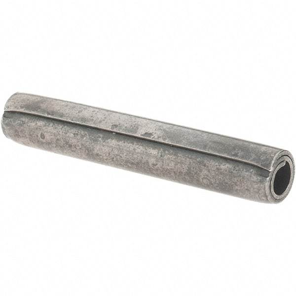 Value Collection - 7/32" Diam x 1-3/8" Long Coiled Spring Pin - Grade 1070-1090 Alloy Steel, Uncoated - Apex Tool & Supply