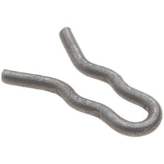 Value Collection - 5/64" Groove, 9/32" Long, Plain Spring Steel Hair Pin Clip - 1/16" Clip Diam, 0.026" Shaft Diam, Grade 2 - Apex Tool & Supply