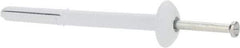 Value Collection - 1/4" Diam, 1/4" Drill, 3" OAL, 2-1/4" Min Embedment Hammer Drive Concrete Anchor - Steel, Zinc-Plated Finish, Truss Head - Apex Tool & Supply