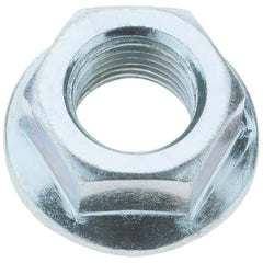 Value Collection - 1/2-20, 1.031" Flange Diam, Serrated Flange Nut - Grade Grade 2 Steel, Zinc-Plated Finish, 0.458" Flange Height - Apex Tool & Supply