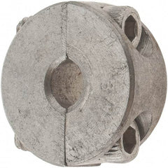 Value Collection - 3/16" Bore, Stainless Steel, Two Piece Shaft Collar - 11/16" Outside Diam, 5/16" Wide - Apex Tool & Supply