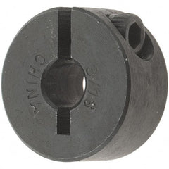 Value Collection - 3/16" Bore, Steel, One Piece Clamp Collar - 11/16" Outside Diam, 5/16" Wide - Apex Tool & Supply