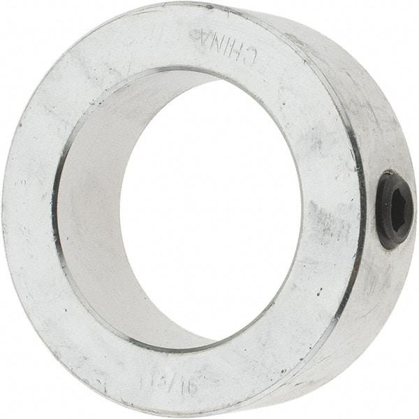 Value Collection - 1-13/16" Bore, Steel, Set Screw Shaft Collar - 2-3/4" Outside Diam, 7/8" Wide - Apex Tool & Supply