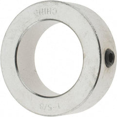 Value Collection - 1-5/8" Bore, Steel, Set Screw Shaft Collar - 2-1/2" Outside Diam, 13/16" Wide - Apex Tool & Supply