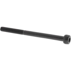 Value Collection - M4x0.70 Metric Coarse Hex Socket Drive, Socket Cap Screw - Grade 12.9 Alloy Steel, Black Oxide Finish, Partially Threaded, 55mm Length Under Head - Apex Tool & Supply