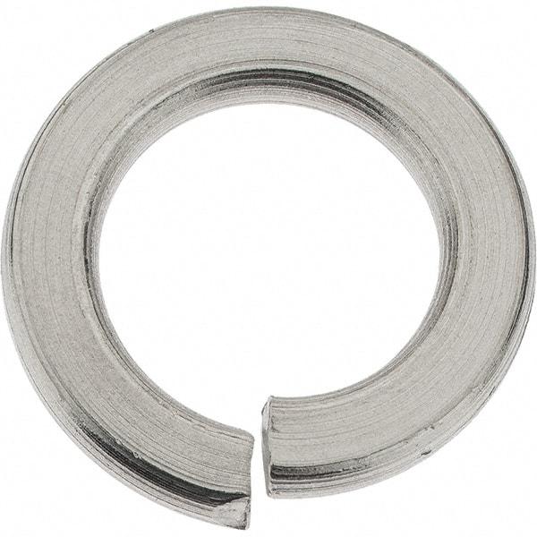 Value Collection - M16, 16.2mm ID, 27.4mm OD, 3.5mm Thick Split Lock Washer - 316 Austenitic Grade A4 Stainless Steel, Uncoated, 16.2mm Min ID, 17mm Max ID, 27.4mm Max OD - Apex Tool & Supply