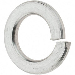 Value Collection - M10, 10.2mm ID, 18.1mm OD, 2.2mm Thick Split Lock Washer - 316 Austenitic Grade A4 Stainless Steel, Uncoated, 10.2mm Min ID, 10.7mm Max ID, 18.1mm Max OD - Apex Tool & Supply