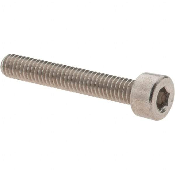 Value Collection - M4x0.70 Metric Coarse Hex Socket Drive, Socket Cap Screw - Grade 316 & Austenitic A4 Stainless Steel, Uncoated, Partially Threaded, 25mm Length Under Head - Apex Tool & Supply