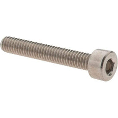 Value Collection - M4x0.70 Metric Coarse Hex Socket Drive, Socket Cap Screw - Grade 316 & Austenitic A4 Stainless Steel, Uncoated, Partially Threaded, 25mm Length Under Head - Apex Tool & Supply