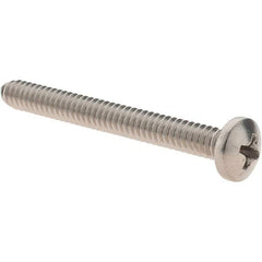 Value Collection - #10-24 UNC, 1-3/4" Length Under Head Phillips Drive Machine Screw - Pan Head, Grade 18-8 Stainless Steel, Uncoated, Without Washer - Apex Tool & Supply