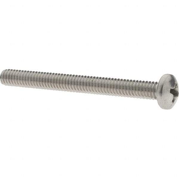 Value Collection - #8-32 UNC, 1-3/4" Length Under Head Phillips Drive Machine Screw - Pan Head, Grade 18-8 Stainless Steel, Uncoated, Without Washer - Apex Tool & Supply