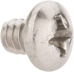 Value Collection - #6-32 UNC, 3/16" Length Under Head Phillips Drive Machine Screw - Pan Head, Grade 18-8 Stainless Steel, Uncoated, Without Washer - Apex Tool & Supply