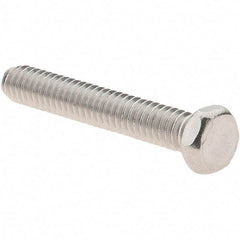 Value Collection - #8-32 UNC, 1" Length Under Head Hex Drive Machine Screw - Hex Head, Grade 18-8 Stainless Steel, Uncoated, Without Washer - Apex Tool & Supply