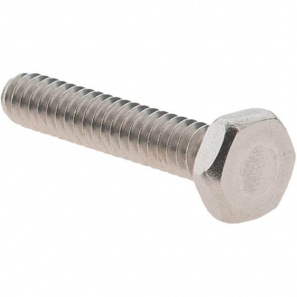 Value Collection - #6-32 UNC, 3/4" Length Under Head Hex Drive Machine Screw - Hex Head, Grade 18-8 Stainless Steel, Uncoated, Without Washer - Apex Tool & Supply