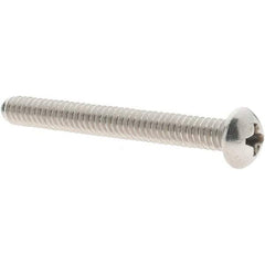 Value Collection - #10-24 UNC, 1-3/4" Length Under Head Phillips Drive Machine Screw - Round Head, Grade 18-8 Stainless Steel, Uncoated, Without Washer - Apex Tool & Supply