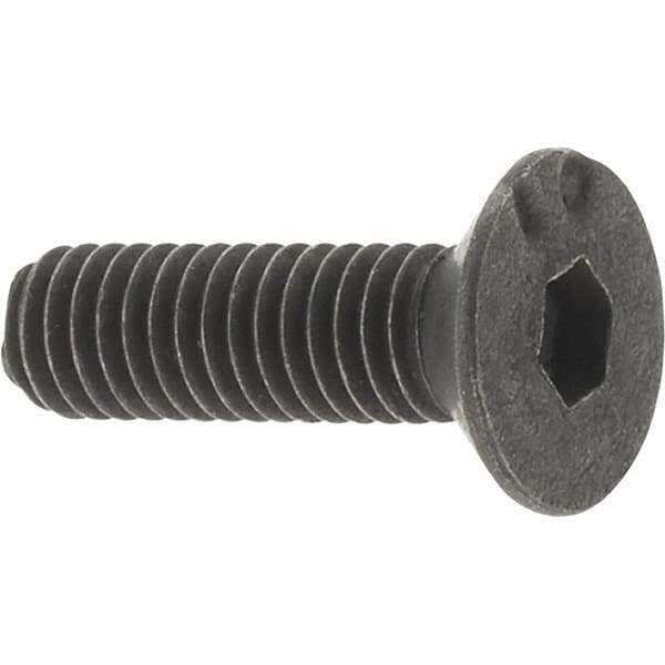 Value Collection - M3x0.50 Metric Coarse Hex Socket Drive, 90° Flat Screw - Grade 12.9 Alloy Steel, Black Oxide Finish, Fully Threaded, 10mm OAL - Apex Tool & Supply