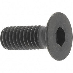 Value Collection - M3x0.50 Metric Coarse Hex Socket Drive, 90° Flat Screw - Grade 12.9 Alloy Steel, Black Oxide Finish, Fully Threaded, 8mm OAL - Apex Tool & Supply