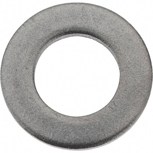 Value Collection - M12 Screw, Steel Standard Flat Washer - 13mm ID x 24mm OD, 2.5mm Thick, Zinc-Plated Finish - Apex Tool & Supply
