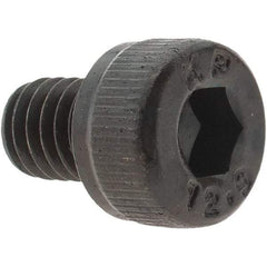 Value Collection - M4x0.70 Metric Coarse Hex Socket Drive, Socket Cap Screw - Grade 12.9 Alloy Steel, Black Oxide Finish, Fully Threaded, 5mm Length Under Head - Apex Tool & Supply