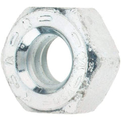 Value Collection - 1/4-20 UNC Steel Right Hand Hex Nut - 7/16" Across Flats, 7/32" High, Zinc Yellow Dichromate Finish - Apex Tool & Supply
