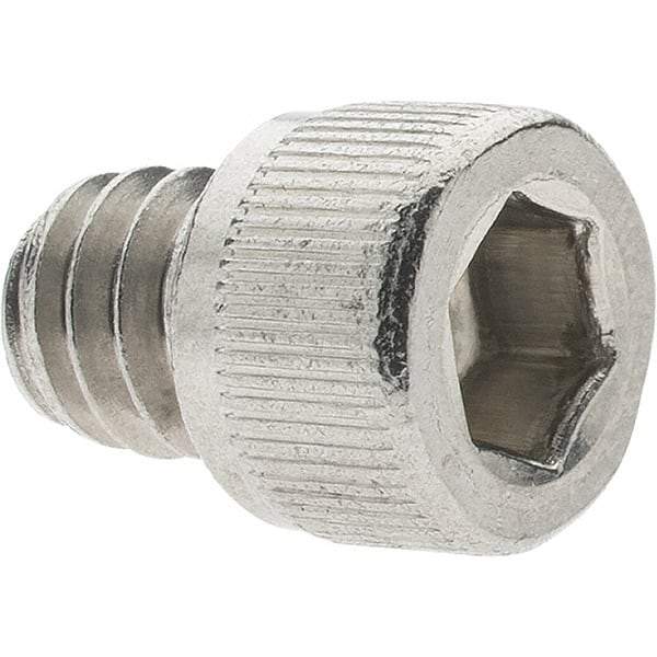 Value Collection - 1/4-20 UNC Hex Socket Drive, Socket Cap Screw - Grade 18-8 Stainless Steel, Uncoated, 1/4" Length Under Head - Apex Tool & Supply