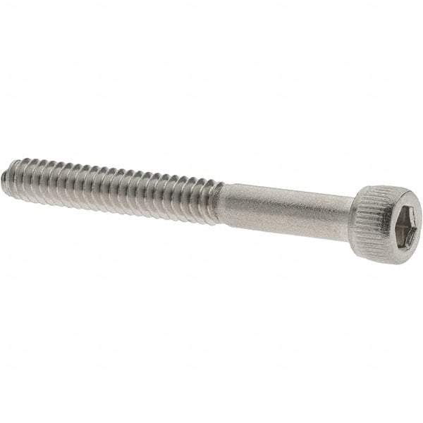 Value Collection - #6-32 UNC Hex Socket Drive, Socket Cap Screw - Grade 18-8 Stainless Steel, 1-1/4" Length Under Head - Apex Tool & Supply