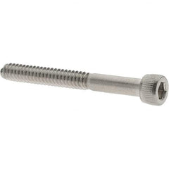Value Collection - #6-32 UNC Hex Socket Drive, Socket Cap Screw - Grade 18-8 Stainless Steel, 1-1/4" Length Under Head - Apex Tool & Supply