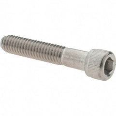 Made in USA - 5/16-18 UNC Hex Socket Drive, Socket Cap Screw - Grade 316 Stainless Steel, Uncoated, 1-3/4" Length Under Head - Apex Tool & Supply