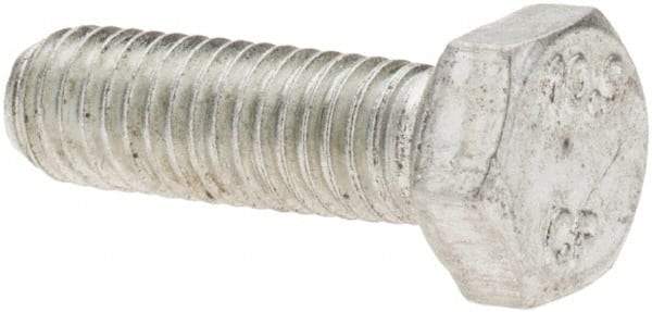 Value Collection - M5x0.80mm Metric Coarse, 16mm Long Hex Head Cap Screw - Fully Threaded, Grade 10.9 Steel, Zinc-Plated Finish, 8mm Hex - Apex Tool & Supply
