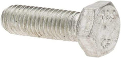 Value Collection - M5x0.80mm Metric Coarse, 16mm Long Hex Head Cap Screw - Fully Threaded, Grade 10.9 Steel, Zinc-Plated Finish, 8mm Hex - Apex Tool & Supply
