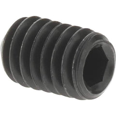 Value Collection - M4x0.70 Metric Coarse, 6mm OAL, Cup Point Set Screw - Grade 14.9 (45H) Alloy Steel, 2mm Key - Apex Tool & Supply
