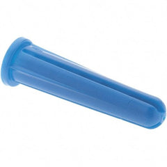 Value Collection - #14 to #16 Screw, 5/16" Diam, 1-1/2" Long, Plug Drywall & Hollow Wall Anchor - Plastic, Use with Concrete/Masonry & Wallboard - Apex Tool & Supply