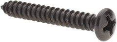 Value Collection - #8 Oval Head Phillips Sheet Metal Screw - Steel, 1-1/4" OAL, AISI 1016, ANSI/ASME B18.6.4, ASME B18.6.3 & SAE J933, Grade 1016-1024 - Apex Tool & Supply